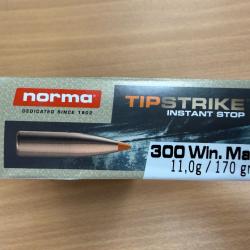 VENTE FLASH NORMA CAL 300 WIN 11G STIPSTRIKE VENDU PAR 2 BTES FRAIS DE PORT OFFERT