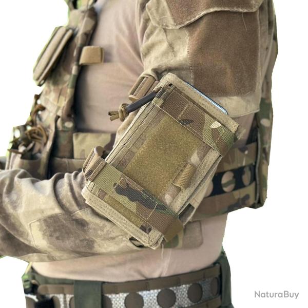 POCHETTE TACTIQUE POUR CARTE TOPOGRAPHIQUE ET T�L�PHONE - CAMOUFLAGE CP