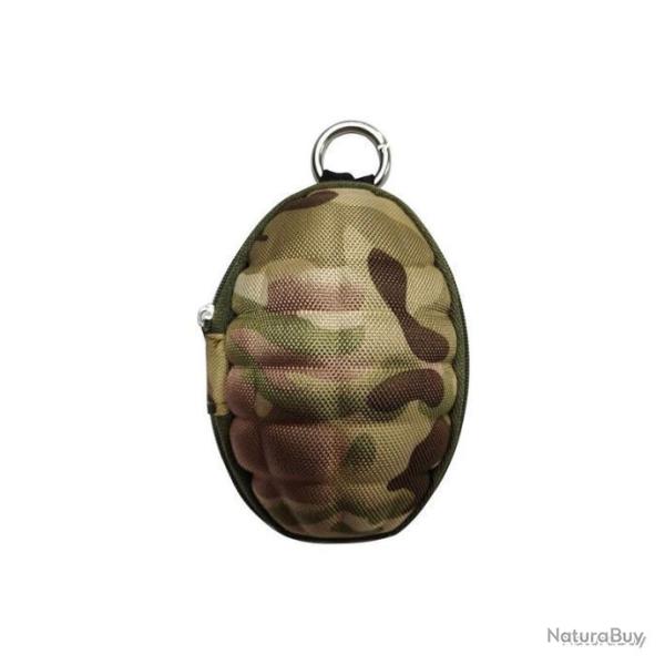 PORTE-CLEFS ET PORTE-MONNAIE "GRENADE" - CAMOUFLAGE CP