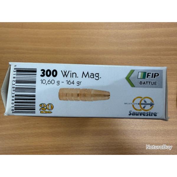 VENTE FLASH SAUVESTRE FIP  CAL 300WIN 10.6G  VENDU PAR 2 BTES FRAIS DE PORT OFFERT