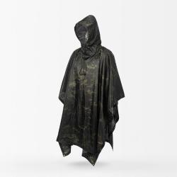 PONCHO CAMOUFLAGE MULTICAM NOIR - LIVRAISON GRATUITE