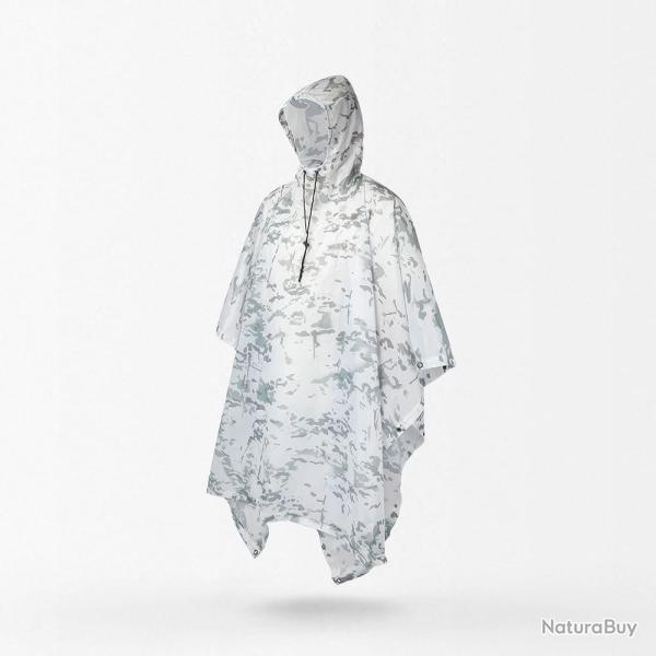 PONCHO CAMOUFLAGE HIVER/MONTAGNE - LIVRAISON GRATUITE