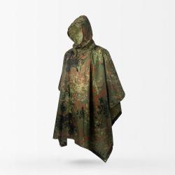 PONCHO CAMOUFLAGE FLECKTARN/ARM&Eacute;E ALLEMANDE - LIVRAISON GRATUITE