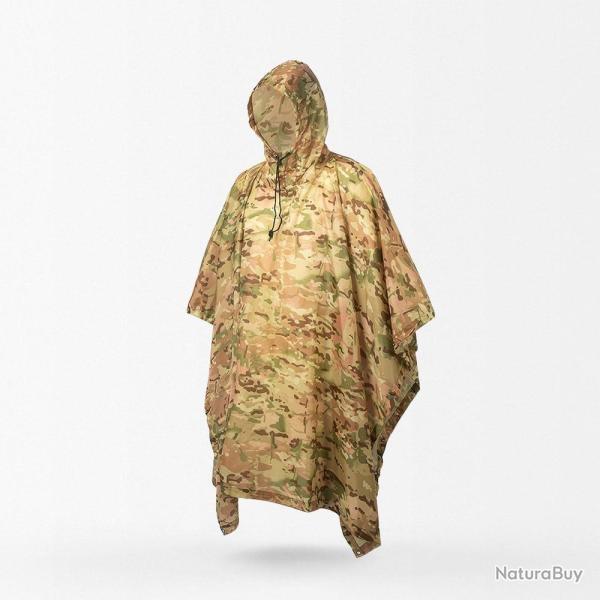 PONCHO CAMOUFLAGE MULTICAM - LIVRAISON GRATUITE