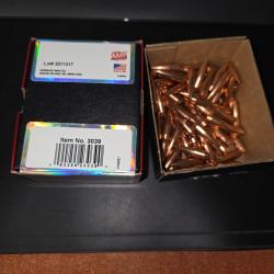 HORNADY OGIVES BTHP MATCH(TM) CALIBRE .30 155gr - 10g x188