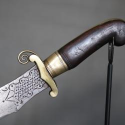 Sabre de prestige dit Hwi - B&eacute;nin, culture Fon, d&eacute;but 20&egrave;me si&egrave;cle ou ant&eacute;rieur (1)