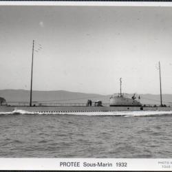 Carte Postale Sous-Marin Prot&eacute;e 1932 - N&deg;8067