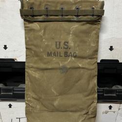 RARE ORIGINAL AUTHENTIQUE US ARMY WW2 LARGE US MAIL BAG COTTON CANVAS 1944 EX CONDITION !!!!