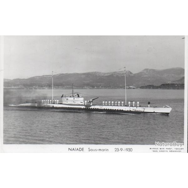 Carte postale sous-marin NAIADE 23-9-1930 - N�8068
