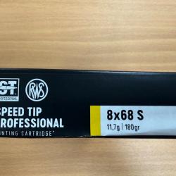 VENTE FLASH RWS CAL 8X68S SPEED TIP PRO 11.7G VENDU PAR 2 BTES FRAIS DE PORT OFFERT