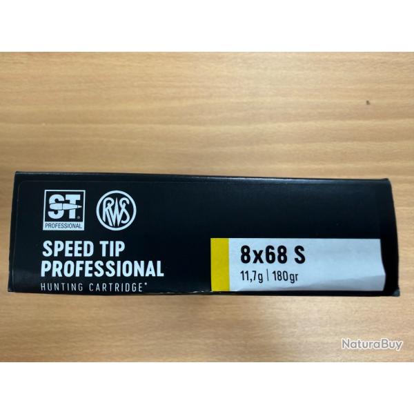 VENTE FLASH RWS CAL 8X68S SPEED TIP PRO 11.7G VENDU PAR 2 BTES FRAIS DE PORT OFFERT