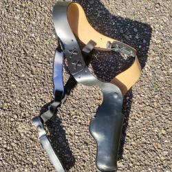 Holster d'&eacute;paule en cuir
