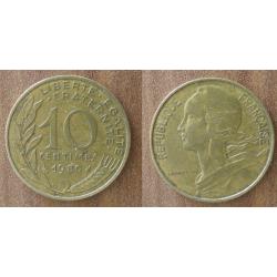 France 10 Centimes 1980 Piece Francs Franc Centime