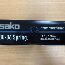 VENTE FLASH SAKO CAL 30-06 14.3G HAMMERHEAD VENDU PAR 2 BTES FRAIS DE PORT OFFERT