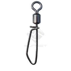 Emerillon Agrafe Sunset Rolling W/ T-Shape Snap ST-S-1043 2 Par 4 43kg BLACK - NICKEL
