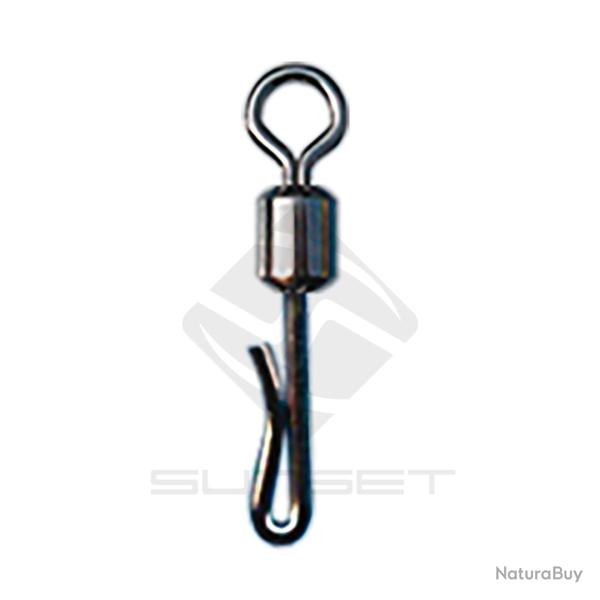 Emerillon Agrafe Sunset Q-Shaped W/ Swing Snap ST-S-2018 Par 6 8 BLACK - NICKEL