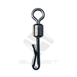 Emerillon Agrafe Sunset Q-Shaped W/ Swing Snap ST-S-2018 Par 8 10 BLACK - NICKEL