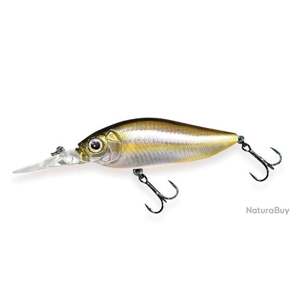 Poisson Nageur Megabass Diving Flap Slap 7,7cm Flottant 10,6g 7,7cm FA Striped Shiner