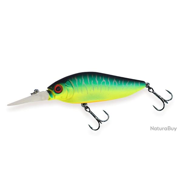 Poisson Nageur Megabass Diving Flap Slap 7,7cm Flottant 10,6g 7,7cm Mat Tiger