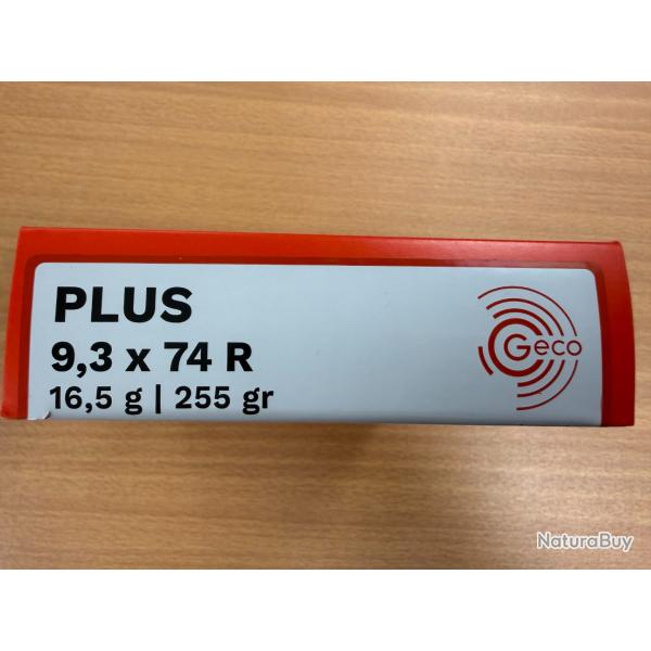 VENTE FLASH GECO CAL 9.3X74R PLUS 16.5G VENDU PAR 2 BTES FRAIS DE PORT OFFERT