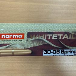 VENTE FLASH NORMA CAL 30-06 11.7G WHITETAIL VENDU PAR 2 BTES FRAIS DE PORT OFFERT