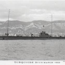 Carte Postale Sous-Marin Turquoise 1933 - N&deg;8072