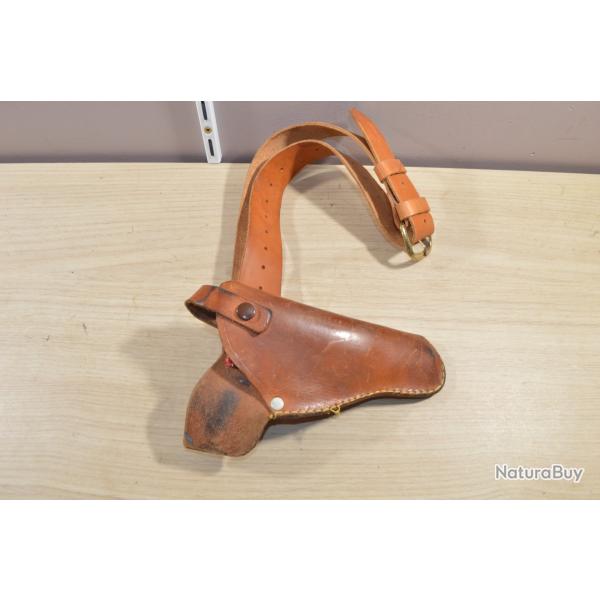 Holster Revolver / Pistolet  USA Western a restaurer ceinturon Smith Wesson ? (13)