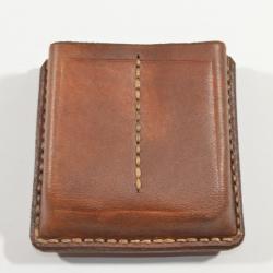 Holster porte chargeur en cuir &agrave; identifie PA Etc ... (18)