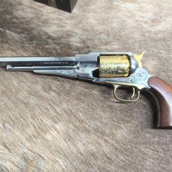 REVOLVER PIETTA 1858 REMINGTON NICKELE GRAVE DE LUXE CALIBRE 44