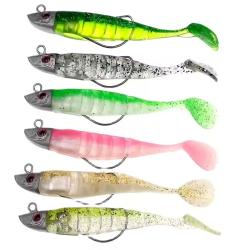 LOT de 6 Leurres Souple 10cm 15.5gr
