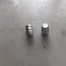 100 ogives .360-158 gr  graiss&eacute;es et calibr&eacute;es.