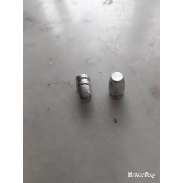 100 ogives .360-158 gr  graiss�es et calibr�es.