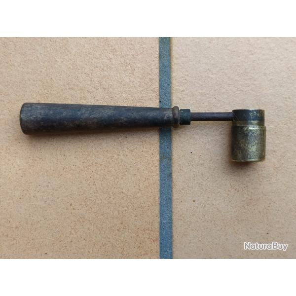 DOSETTE ANCIENNE POUR LA POUDRE OU PLOMB POUR RECHARGEMENT TIR CHASSE n1