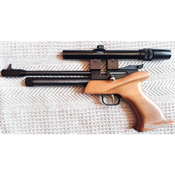 Pistolet initiation comp�tition SNOWPEAK CP1M au CO2 12g calibre 4.5mm diabolo ambidextre + lunette