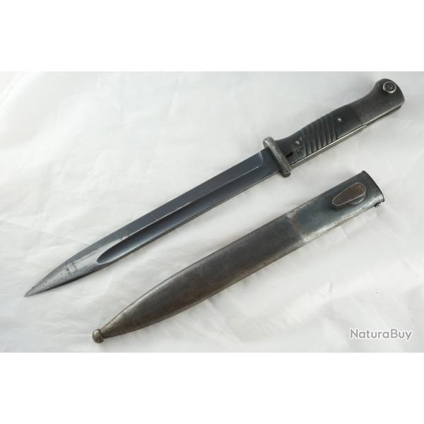 Baionnette Mauser K98 Kar98k Originale fnj 42 Monomatricule