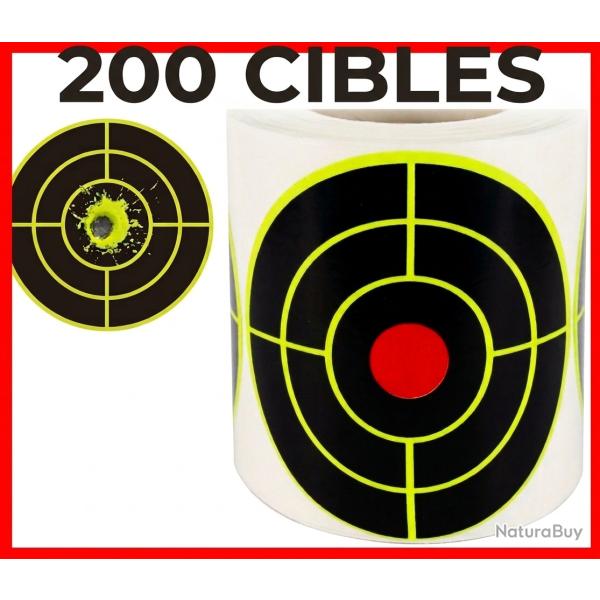 2OO Cibles Autocollantes pour 22