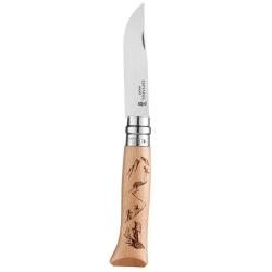 Opinel N&deg;08 Montagne Gravure Rando