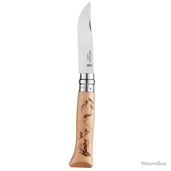 Opinel N�08 Montagne Gravure Rando