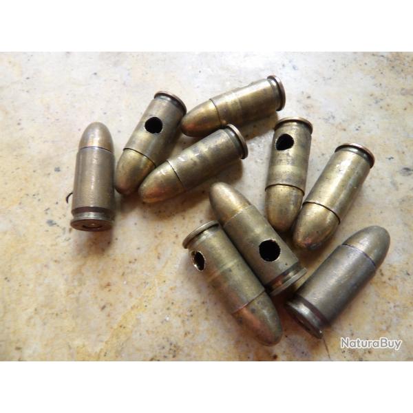 1munition 9x19 9mm neutralis�e Indo 1953 Indochine Fran�ais Pa50 Mat 49 Sten GP35 lot possible 1port