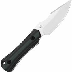 Couteau Kizer Bone Lame Acier AEB-L Satin Manche G10 Noir et Vert Etui Kydex KI1122A3