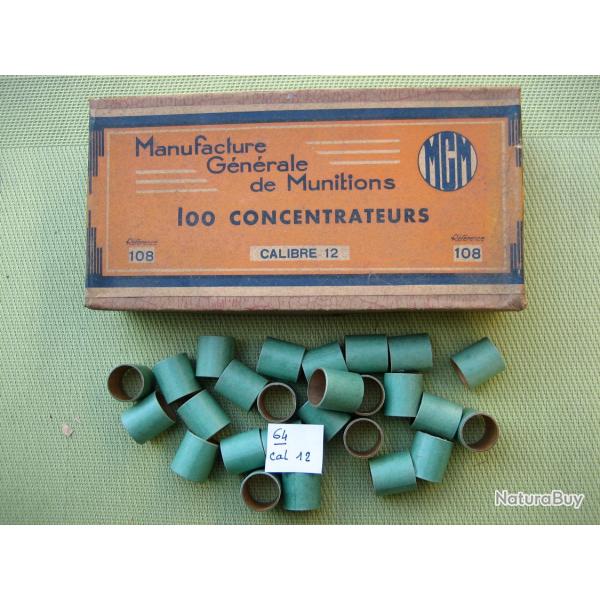 64 concentrateurs carton cal 12 (bien lire l'annonce)