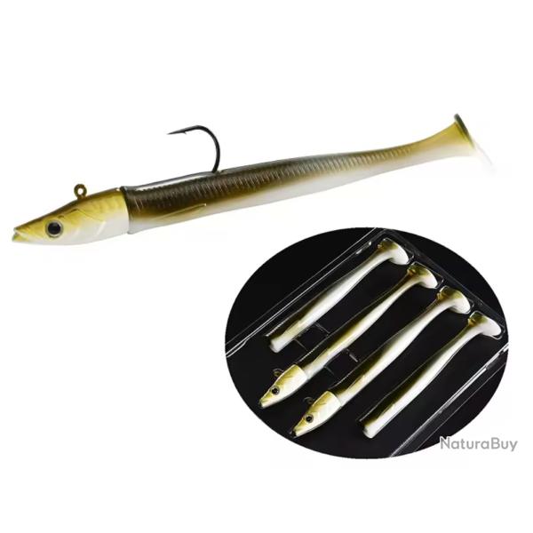 SHAD ALLBUE Dor�, 2 T�tes + 4 Queues 13cm 22gr