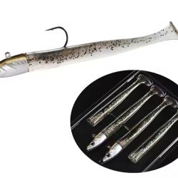 SHAD ALLBUE Gris, 2 T&ecirc;tes + 4 Queues 13cm 22gr