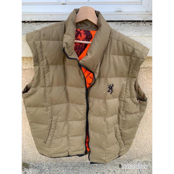 Gilet Browning r�versible fluo camo blaze
