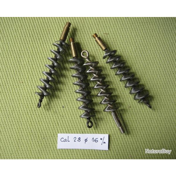 Ecouvillon pour armes cal 28 diam�tre 16 mm environ