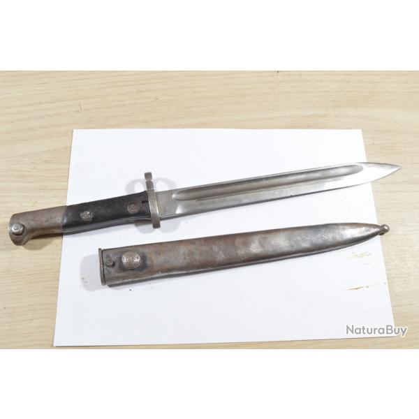 Baionnette export OEWG Mauser 1895 Chili bayonnet