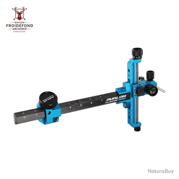 Viseur CLASSIC ALU Recurve - Avalon - Droitier / Turquoise