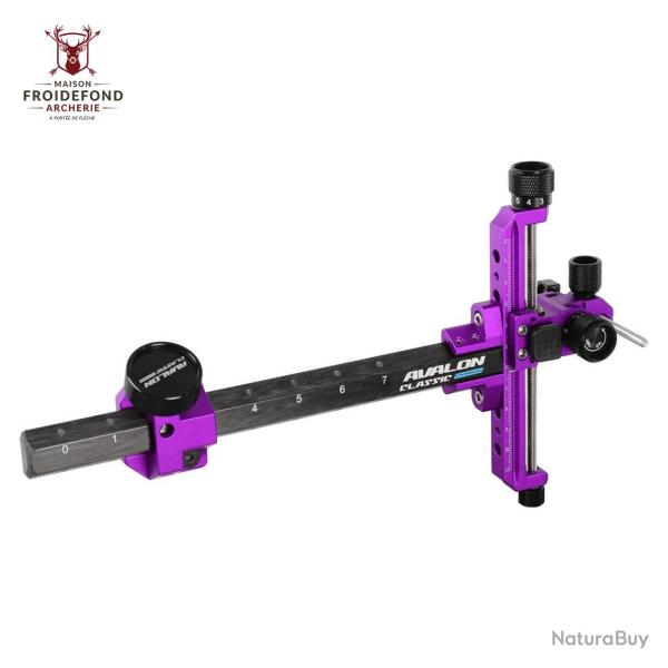 Viseur CLASSIC ALU Recurve - Avalon - Gaucher / Violet