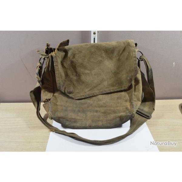 Housse / Sacoche masque � gaz Anglais WII British 1939/1945 Equipment soldat (16)