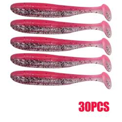 30 Queues SHAD Souple 90mm Rose